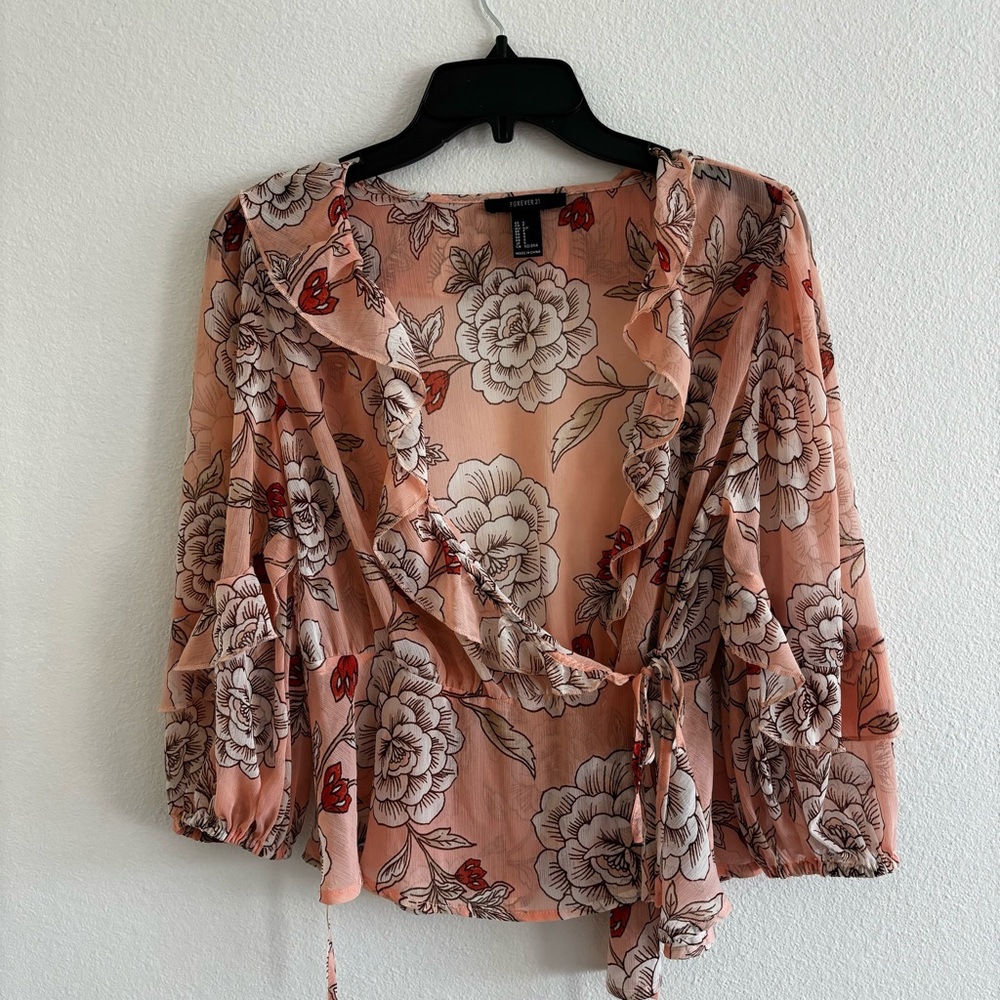 Forever 21 Floral Blouse
